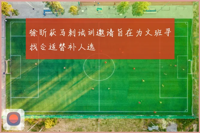徐昕获马刺试训邀请旨在为文班寻找合适替补人选